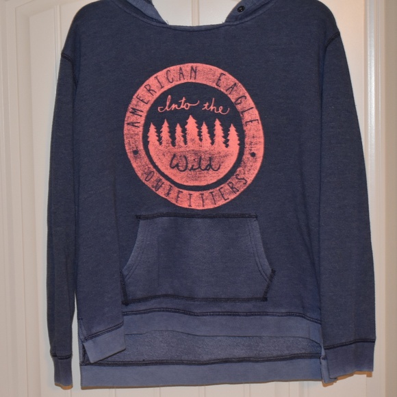 American Eagle Outfitters Tops - American Eagle Hood Sweatshirt